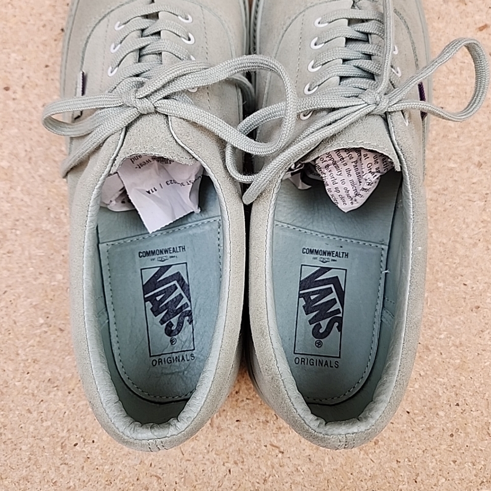 Vans Vault x Commonwealth OG Era LX Green SZ 9 US MENS VGC - Picture 8 of 11